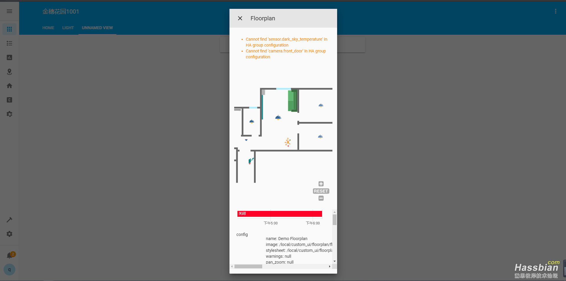 这个模式的Floorplan不能正常显示