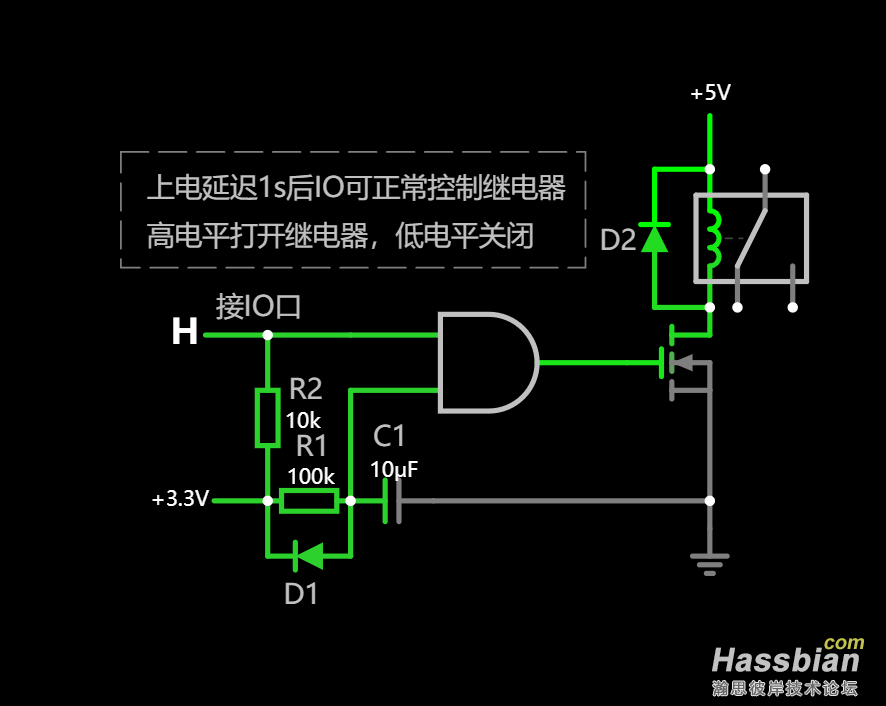 IO上电延时电路