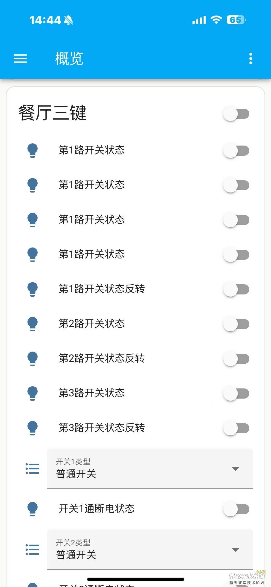 这是打开HA界面